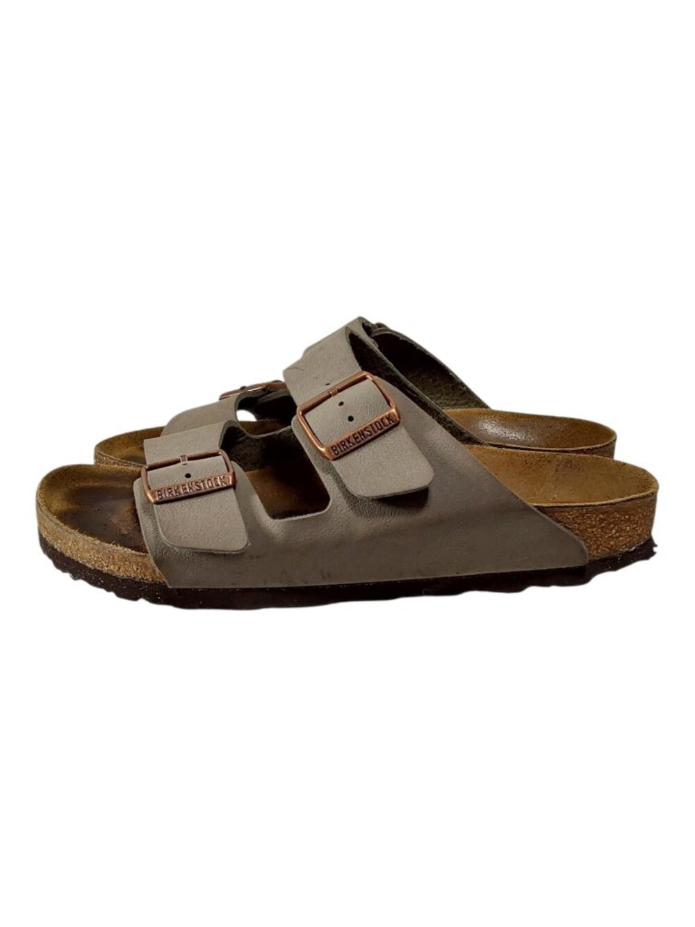 Birkenstock Arizona Birkibuc Synthetic Leather 41 Narrow (10 Women, 8 Men) - Picture 2 of 9